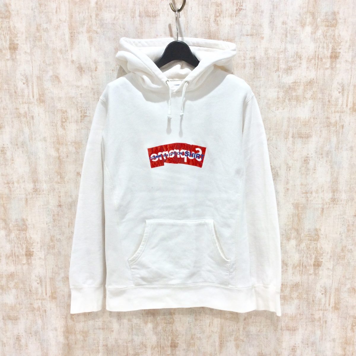 COMME des GARUCONS SHIRT Supreme コムデギャルソンシャツ　シュプリーム　ボックスロゴパーカー